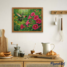 Charger l'image dans la galerie, Diamond Painting - Colibri Voltigeant