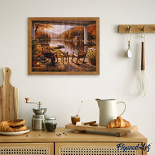 Charger l'image dans la galerie, Diamond Painting - Retraite Automnale au Bord du Lac