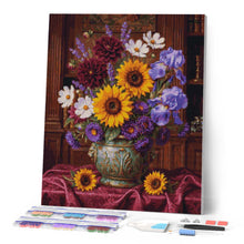 Charger l'image dans la galerie, Diamond Painting - Bouquet de Jardin Vibrant