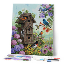 Charger l'image dans la galerie, Diamond Painting - Jardin aux Nichoirs