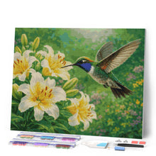 Charger l'image dans la galerie, Diamond Painting - Colibri et Fleurs