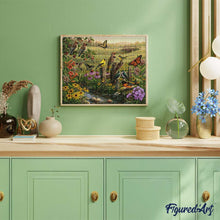 Charger l'image dans la galerie, Diamond Painting - Harmonie des Fleurs Sauvages