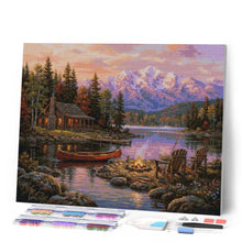 Charger l'image dans la galerie, Diamond Painting - Feu de Camp au Bord du Lac