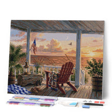 Charger l'image dans la galerie, Diamond Painting - Lueur du Soir en Bord de Mer