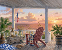 Charger l'image dans la galerie, Diamond Painting - Diamond Painting - Lueur du Soir en Bord de Mer