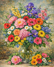 Charger l'image dans la galerie, Diamond Painting - Diamond Painting - Vase de Fleurs Sauvages Colorées