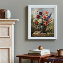 Charger l'image dans la galerie, Diamond Painting - Fleurs dans un Vase Bleu
