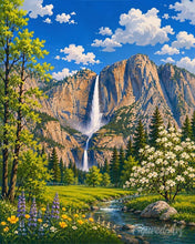Charger l'image dans la galerie, Diamond Painting - Diamond Painting - Parc national de Yosemite, La chute Vernal - Californie