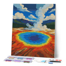Charger l'image dans la galerie, Diamond Painting - Parc national de Yellowstone, Grand Prismatic Spring - Wyoming