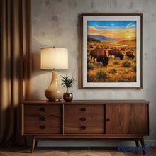 Charger l'image dans la galerie, Diamond Painting - Parc national de Yellowstone, Bisons de la vallée de Lamar - Wyoming