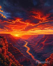 Charger l'image dans la galerie, Diamond Painting - Diamond Painting - Parc national du Grand Canyon, Falaises désertiques - Arizona