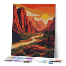 Charger l'image dans la galerie, Diamond Painting - Parc national de Zion - Utah