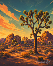 Charger l'image dans la galerie, Diamond Painting - Diamond Painting - Parc national de Joshua Tree - Californie