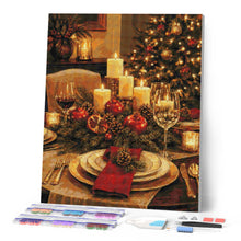 Charger l'image dans la galerie, Diamond Painting - Élégante table de Noël