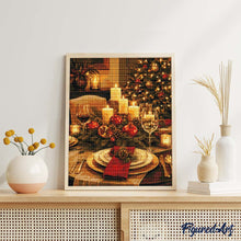 Charger l'image dans la galerie, Diamond Painting - Élégante table de Noël