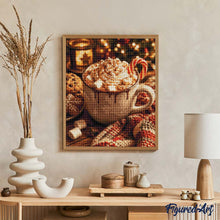 Charger l'image dans la galerie, Diamond Painting - Chocolat chaud de Noël