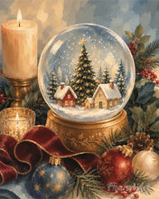 Charger l'image dans la galerie, Diamond Painting - Diamond Painting - Boule à neige de Noël