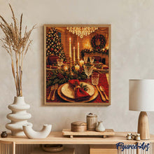 Charger l'image dans la galerie, Diamond Painting - Dîner de Noël aux chandelles