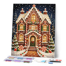 Charger l'image dans la galerie, Diamond Painting - Maison en pain d'épices de Noël