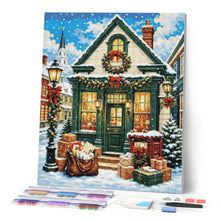 Charger l'image dans la galerie, Diamond Painting - Cottage de Noël chaleureux