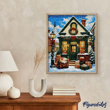 Charger l'image dans la galerie, Diamond Painting - Cottage de Noël chaleureux