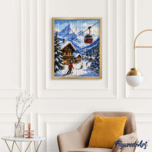 Charger l'image dans la galerie, Diamond Painting - Vacances d'hiver dans les Alpes