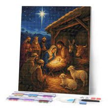Charger l'image dans la galerie, Diamond Painting - Crèche de Noël