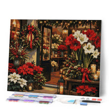 Charger l'image dans la galerie, Diamond Painting - Boutique de fleurs à Noël
