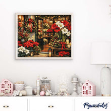 Charger l'image dans la galerie, Diamond Painting - Boutique de fleurs à Noël