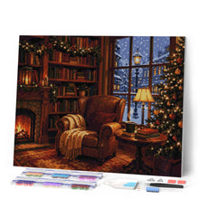 Charger l'image dans la galerie, Diamond Painting - Noël au coin du feu