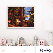 Charger l'image dans la galerie, Diamond Painting - Noël au coin du feu