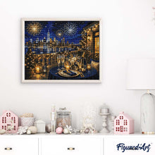 Charger l'image dans la galerie, Diamond Painting - Nuit de Noël scintillante