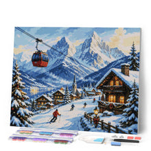 Charger l'image dans la galerie, Diamond Painting - Escapade de Noël dans les Alpes
