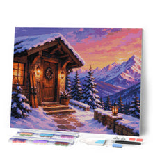 Charger l'image dans la galerie, Diamond Painting - Chalet d'hiver chaleureux
