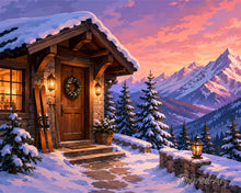 Charger l'image dans la galerie, Diamond Painting - Diamond Painting - Chalet d'hiver chaleureux
