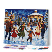 Charger l'image dans la galerie, Diamond Painting - Plaisirs d'hiver en famille