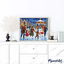 Charger l'image dans la galerie, Diamond Painting - Plaisirs d'hiver en famille