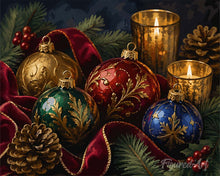 Charger l'image dans la galerie, Diamond Painting - Diamond Painting - Boules de Noël
