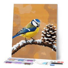 Charger l'image dans la galerie, Diamond Painting - Mésange bleue