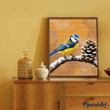 Charger l'image dans la galerie, Diamond Painting - Mésange bleue
