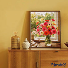 Charger l'image dans la galerie, Diamond Painting - Gerberas colorés