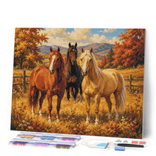 Charger l'image dans la galerie, Diamond Painting - Chevaux dans la Prairie d'Automne