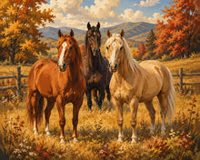 Charger l'image dans la galerie, Diamond Painting - Diamond Painting - Chevaux dans la Prairie d'Automne
