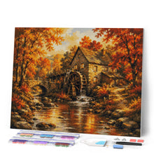 Charger l'image dans la galerie, Diamond Painting - Vieux Moulin à Eau en Automne