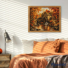 Charger l'image dans la galerie, Diamond Painting - Vieux Moulin à Eau en Automne