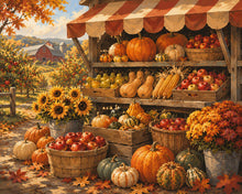 Charger l'image dans la galerie, Diamond Painting - Diamond Painting - Étal Rustique de Ferme en Automne