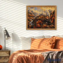 Charger l'image dans la galerie, Diamond Painting - Train à Vapeur dans la Vallée en Automne