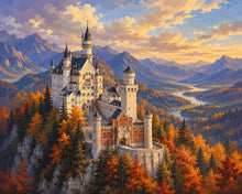 Charger l'image dans la galerie, Diamond Painting - Diamond Painting - Château de Neuschwanstein en Automne