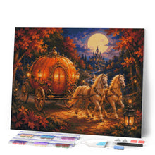 Charger l'image dans la galerie, Diamond Painting - Carrosse Magique en Citrouille