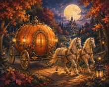 Charger l'image dans la galerie, Diamond Painting - Diamond Painting - Carrosse Magique en Citrouille